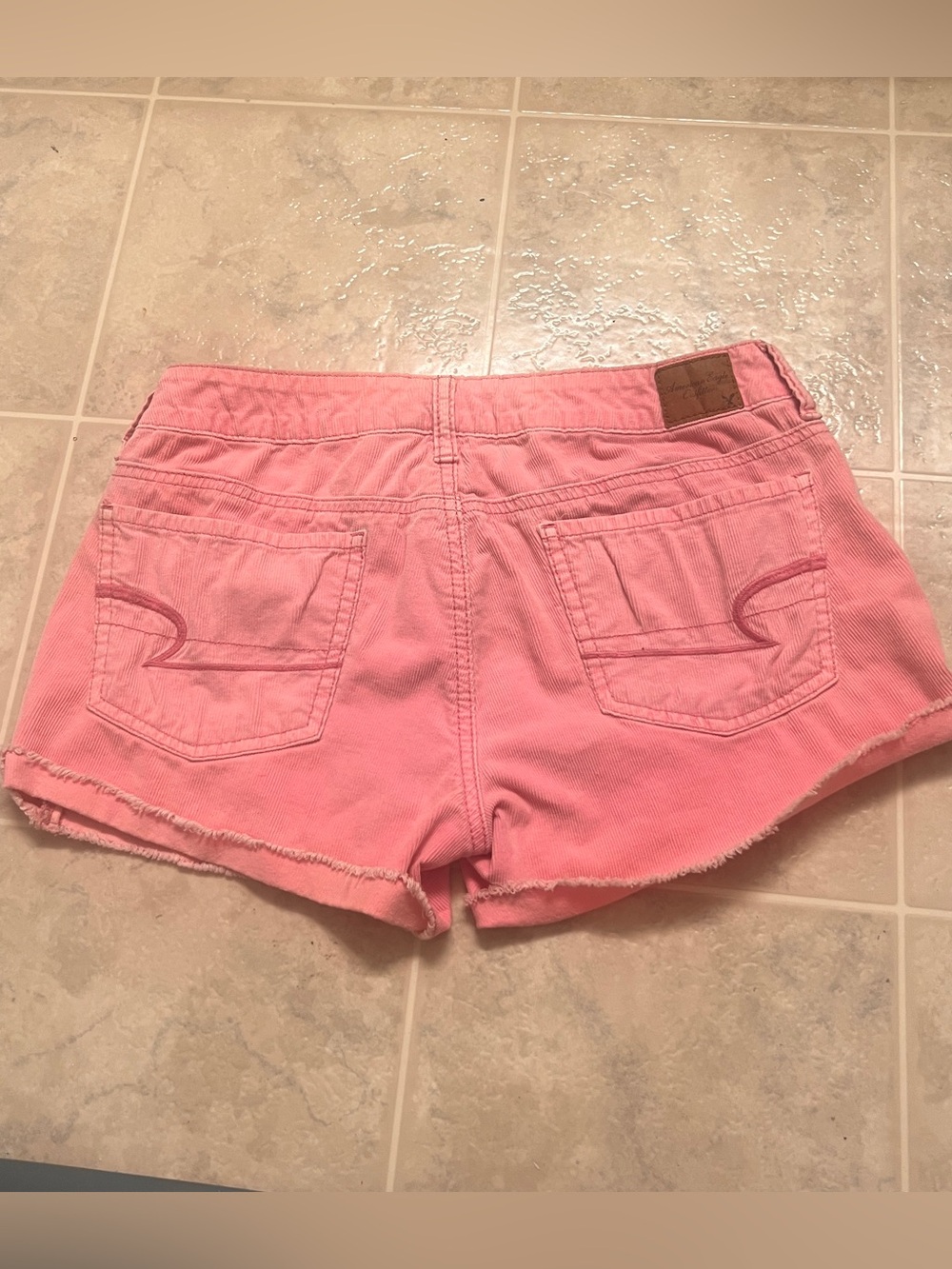 American Eagle Pink Low Rise Shorts